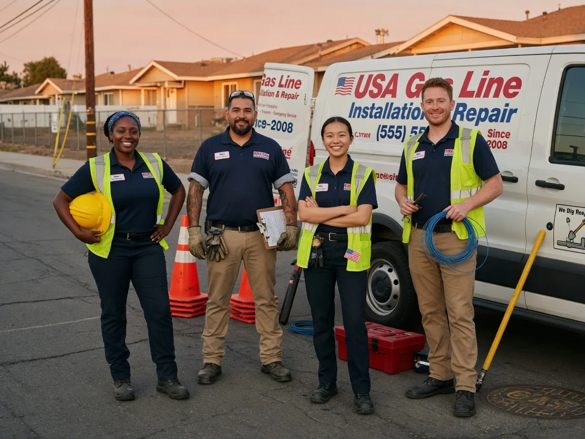 Gas Line Installation company in West Brooklyn, IL